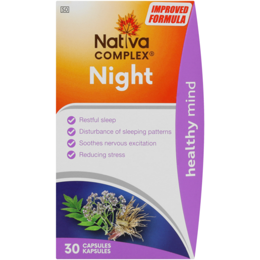 Nativa Complex Healthy Mind Night Supplement 30 Capsules