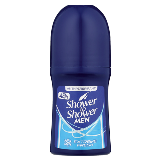 Shower to Shower Extreme Fresh Mens Anti-Perspirant Roll-On 50ml