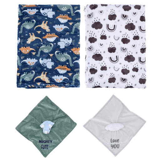 Jolly Tots Basics Baby Comfort Blanket Gift Set (Assorted Product - Single Item)