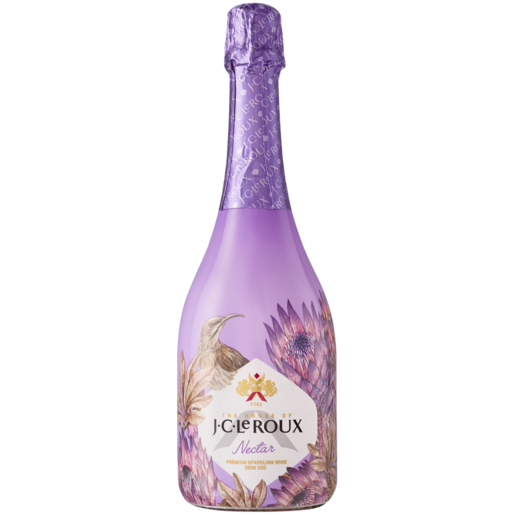 J.C. Le Roux Nectar Demi Sec White Sparkling Wine Bottle 750ml