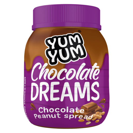 Yum Yum Chocolate Dreams Chocolate Peanut Spread 380g