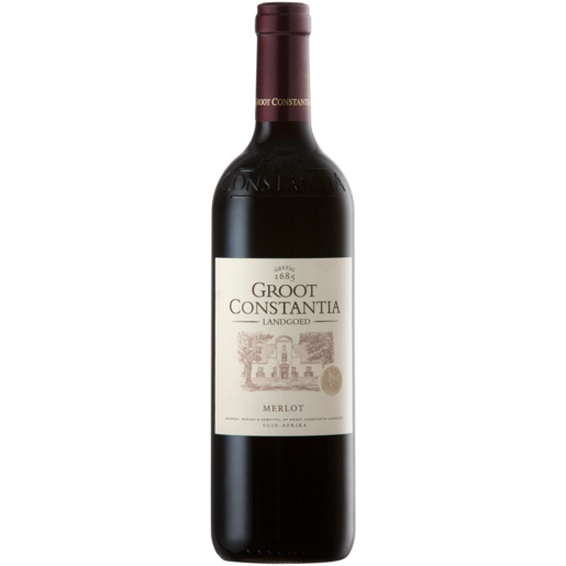 Groot Constantia Merlot Red Wine Bottle 750ml
