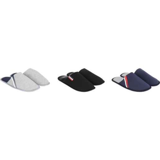 Mens Arrow Mule Slippers Size 6 - 11 (Assorted Item - Supplied at Random)