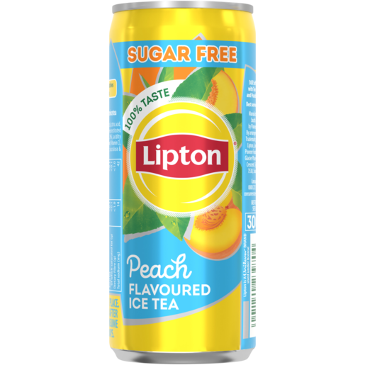 Lipton Sugar Free Peach Flavoured Ice Tea Can 300ml