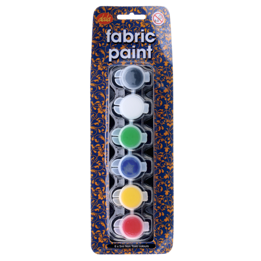 Dala Fabric Paint Strip 5ml 6 Pack