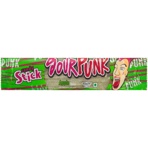 Sour Punk Apple Flavour Candy Stick 40g 