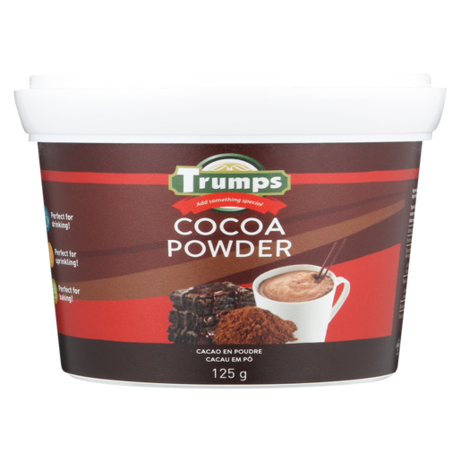 Trumps Beverages Cocoa Powder 125g