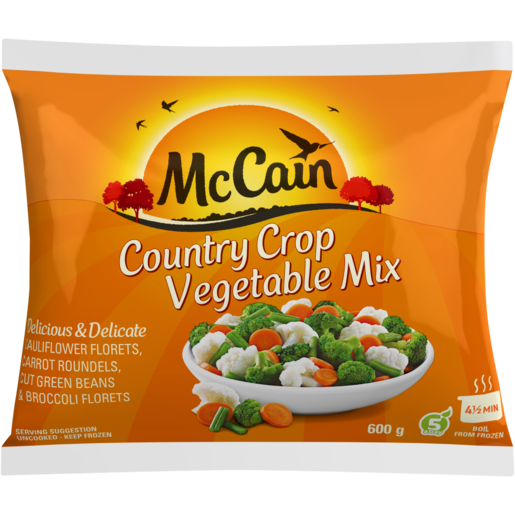 McCain Frozen Country Crop Vegetable Mix 600g