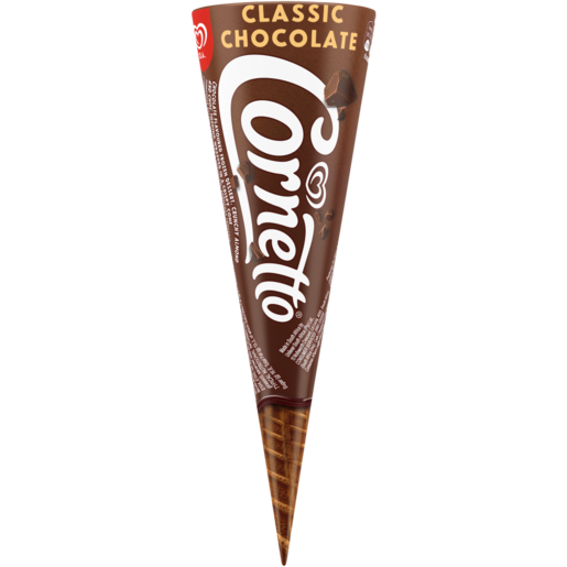 Ola Cornetto Classic Chocolate Flavoured Ice Cream Cone 120ml