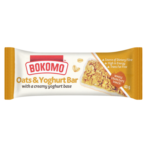 Bokomo Oats & Yoghurt Cereal Bar 40g