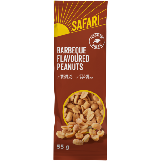 Safari Barbeque Flavoured Peanuts 55g 