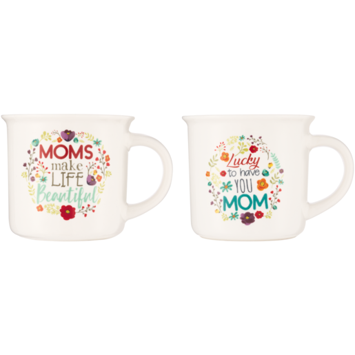 White Mother's Day Coffee Mug 385ml (Assorted Item - Supplied At Random)