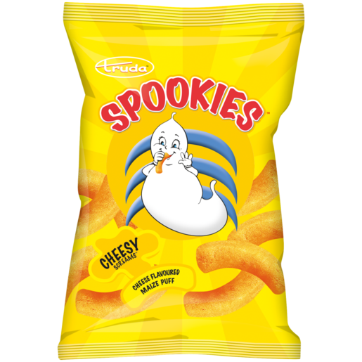 Truda Spookies Cheesy Screams Cheese Flavoured Maize Puffs 100g