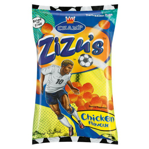Champ Zizus Chicken Flavoured Maize Snack 100g