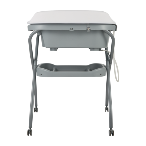 Little Me Grey Baby Bath With Stand