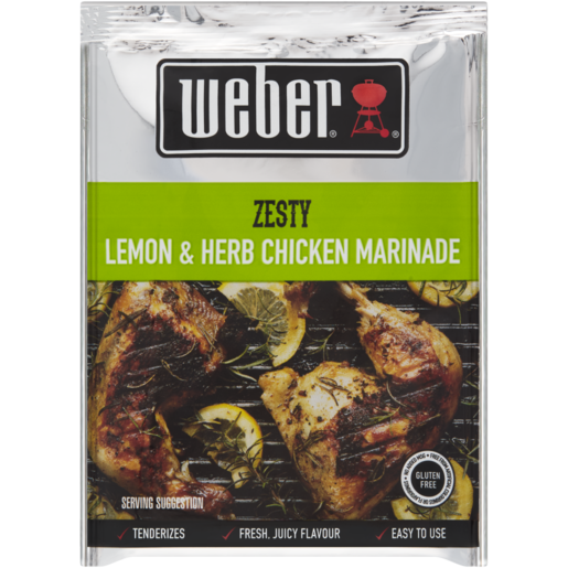 Weber Zesty Lemon & Herb Chicken Marinade 45g