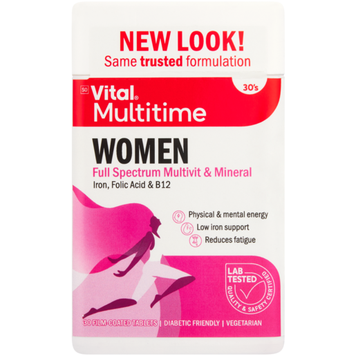 Vital Womens Multivitamin Film-Coated Tablets 30 Pack