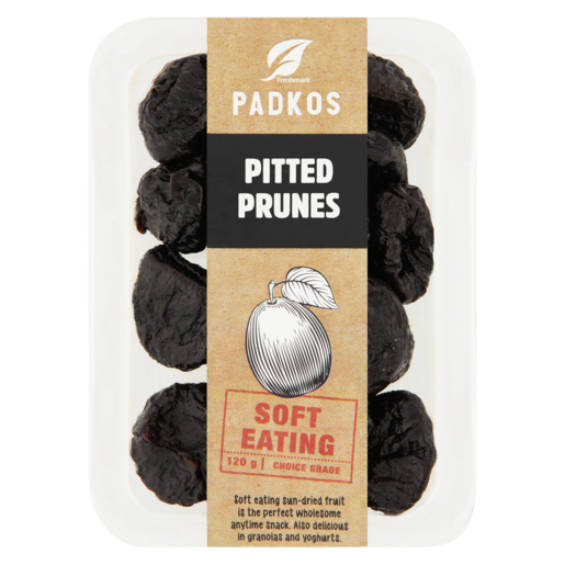 Padkos Pitted Prunes 120g