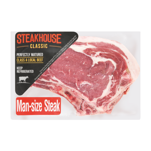 Steakhouse Classic Man-Size Club Steak Per kg