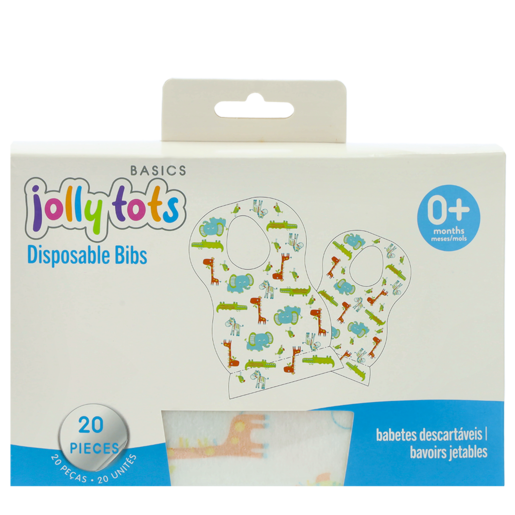 Jolly Tots Disposable Bib 20 Piece