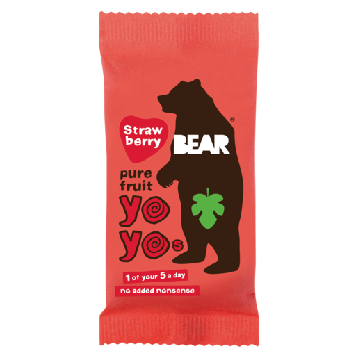 Bear Yoyo Strawberry Toddler Snack 20g