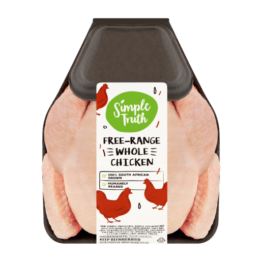 Simple Truth Free-Range Whole Chicken Per kg