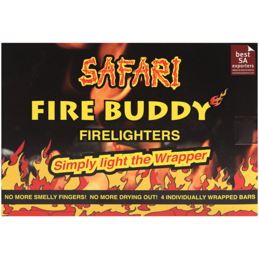 SAFARI Fire Buddy Firelighters 4 Pack