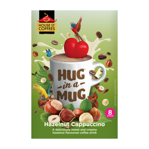 Hug In A Mug Hazelnut Cappuccino 8 x 24g