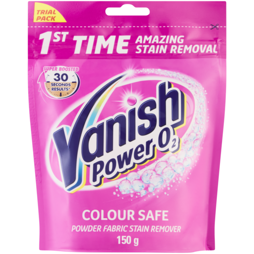 Vanish Power O2 Colour Safe Fabric Stain Remover Powder 150g