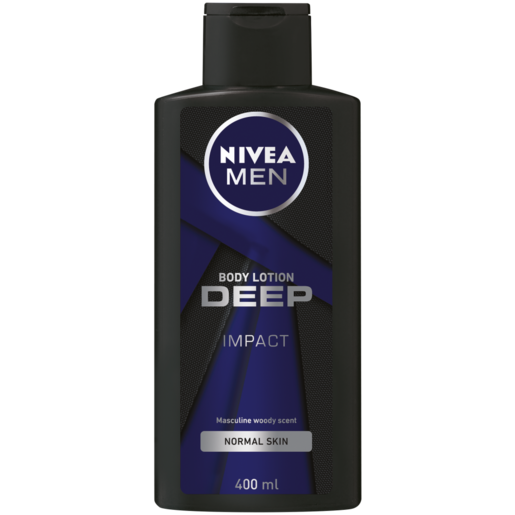 NIVEA MEN Deep Impact Body Lotion Bottle 400ml