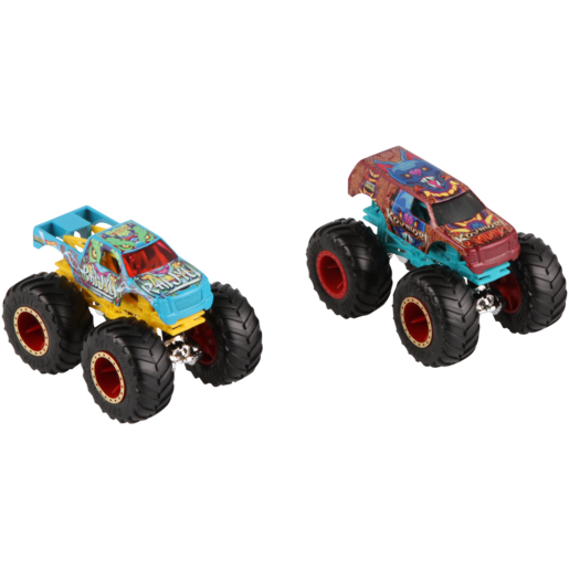 Hot Wheels Giant Wheels Monster Truck Set 2 Piece (Assorted Item - Supplied At Random)