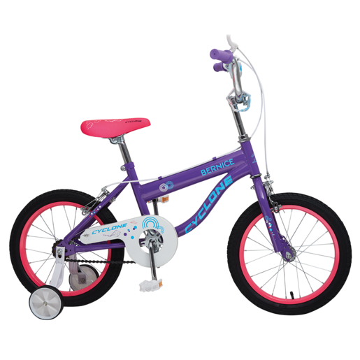 Cyclone Purple & Pink BMX Bicycle 16 Inch