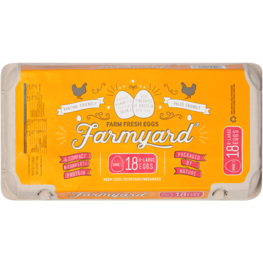 Farmyard X-Large Eggs 18 Pack