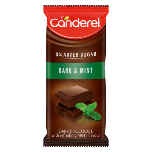 Canderel Dark Mint Chocolate Slab 100g