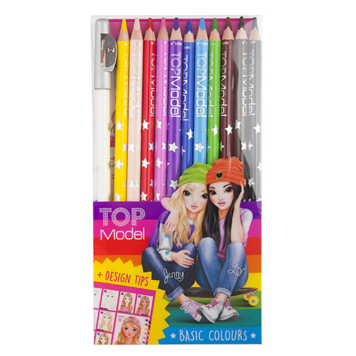 Top Model Pencil Crayons 12 Pack