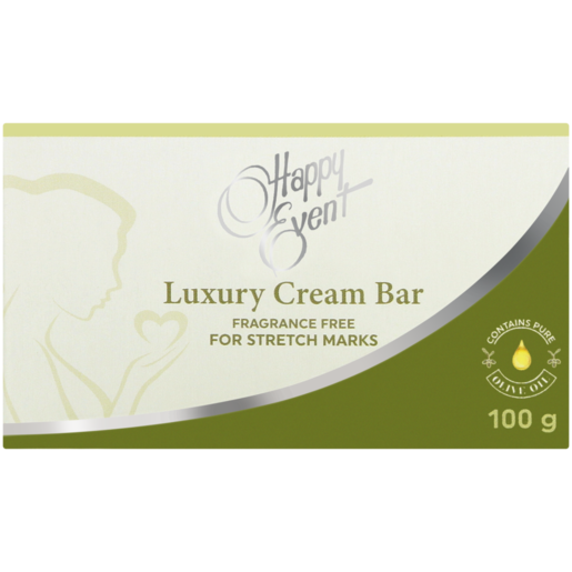 Happy Event Fragrance Free Luxury Cream Bar 100g