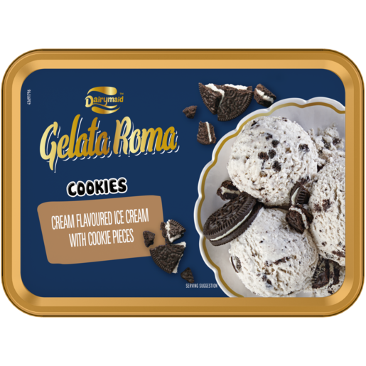 Dairymaid Gelata Roma Cookies Ice Cream 1.5L 