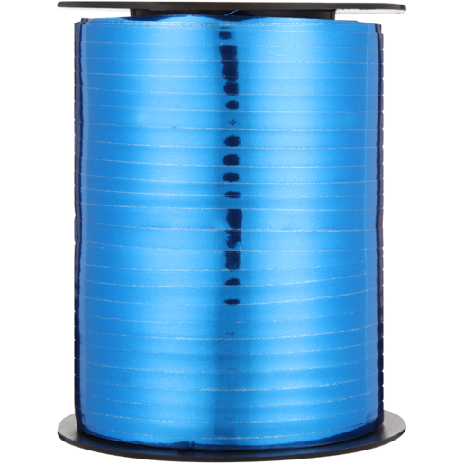 Blue Foil Ribbon 1m