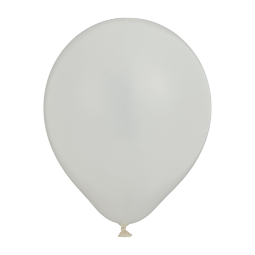 Metallic White Standard Balloon