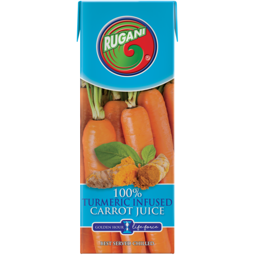 Rugani 100% Tumeric Infused Carrot Juice Box 330ml
