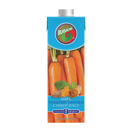Rugani 100% Tumeric Infused Carrot Juice 750ml