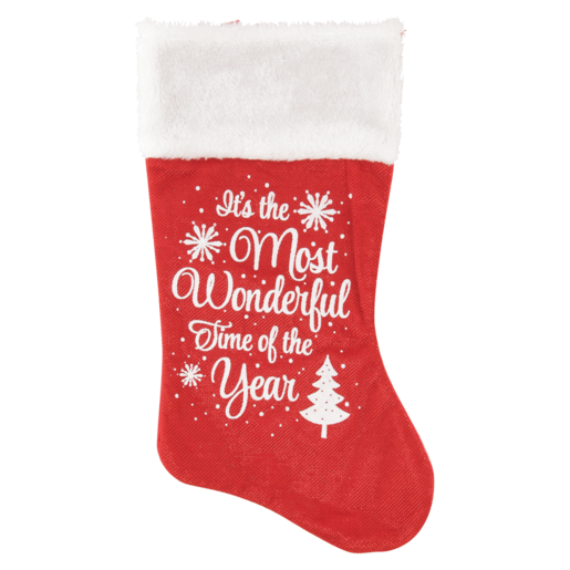 Christmas Stocking With Text