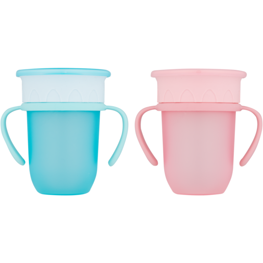 Jolly Tots with Handle 360° Cup 210ml (Colour May Vary)