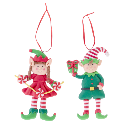 Christmas Elf With Accessories Tree Decoration (Assorted Item - Supplied At Random)