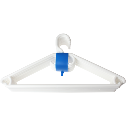 Hyper Value White Hangers 10 Pack
