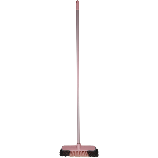 Pastel Pink Soft Bristle Broom