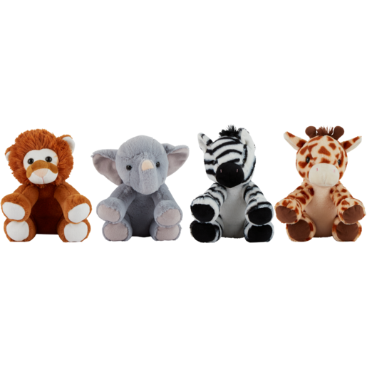 Wild Animals Sitting Plush Animal 20cm | Animal Plush Toys | Soft Toys |  Toys | Checkers ZA