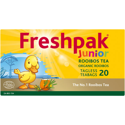 Freshpak Junior Organic Rooibos Tagless Teabags 20 Pack