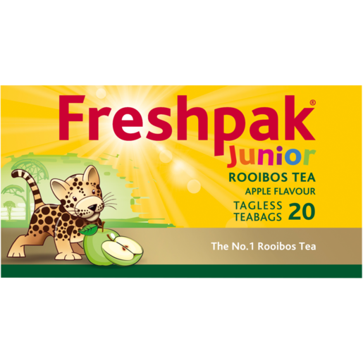 Freshpak Junior Apple Flavoured Rooibos Tagless Teabags 20 Pack