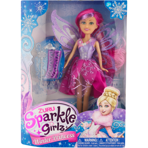Sparkle Girlz Super Sparkly Winter Fairy 28cm